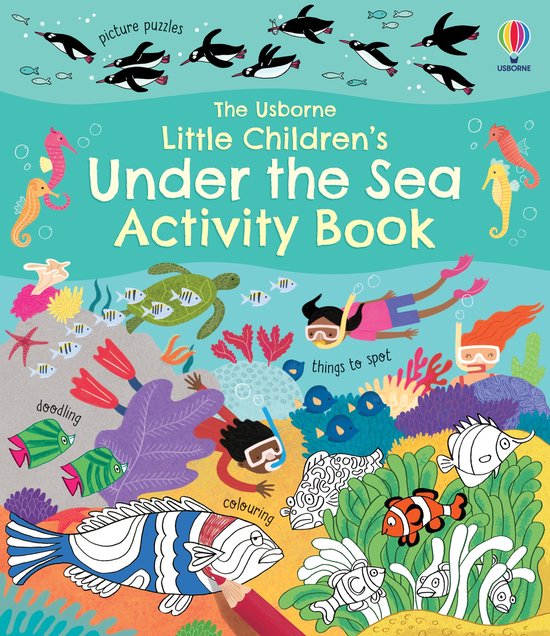 Little Children's Activity Books- Little Children's Under the Sea Activity Book