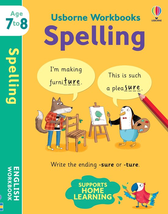 Usborne Workbooks- Usborne Workbooks Spelling 7-8