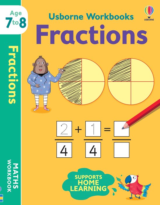 Usborne Workbooks- Usborne Workbooks Fractions 7-8