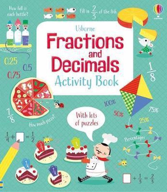 Maths Activity Books- Fractions and Decimals Activity Book