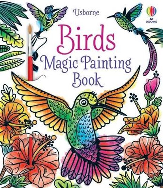 Magic Painting Books- Birds Magic Painting Book