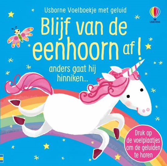 Usborne Voelboekje met geluid 1 - Blijf van de eenhoorn af!