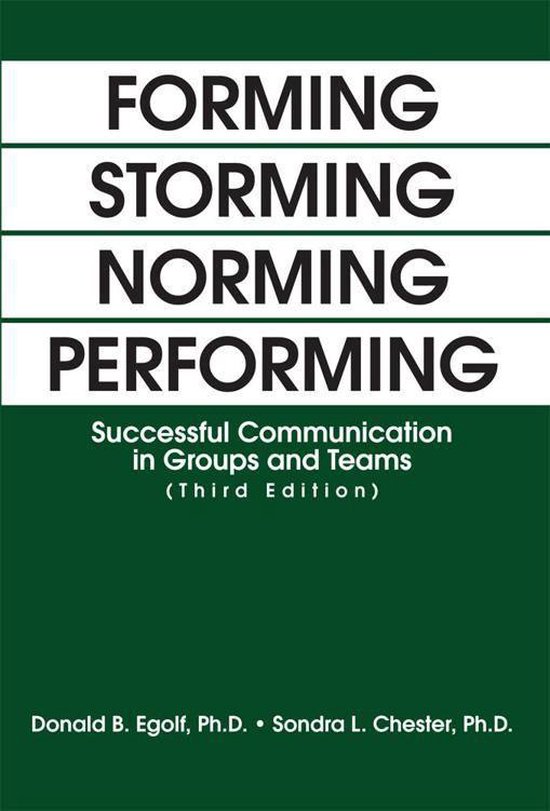 Forming Storming Norming Performing