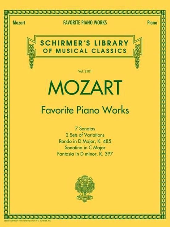 Mozart - Favorite Piano Works