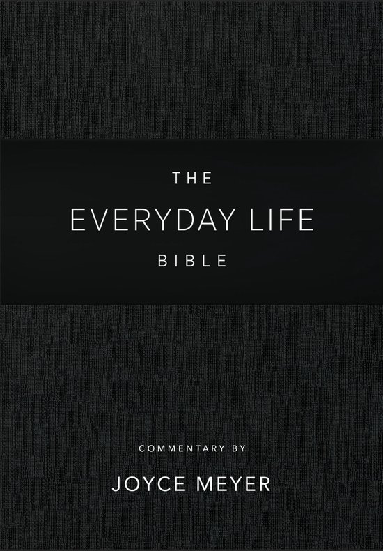 ISBN Everyday Life Bible: Black LeatherLuxe, Santé, esprit et corps, Anglais, 2176 pages