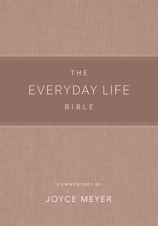 The Everyday Life Bible Blush LeatherLuxe The Power of God's Word for Everyday Living