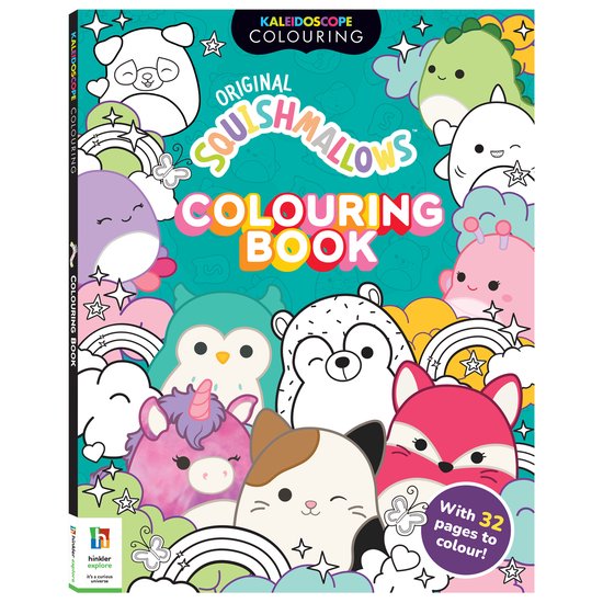 Kaleidoscope Colouring- Kaleidoscope The Original Squishmallows Colouring Book