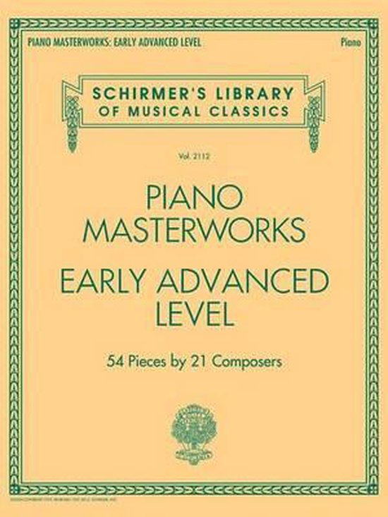 Piano Masterworks - Early Advanced Level