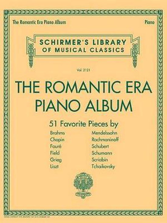 The Romantic Era Piano Album