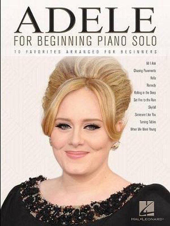 Adele For Beginning Piano Solo