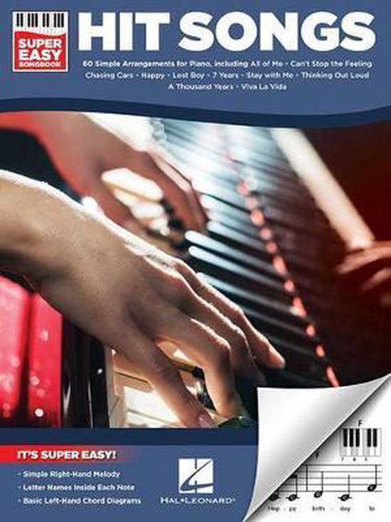 Hit Songs Super Easy Songbook (Piano)