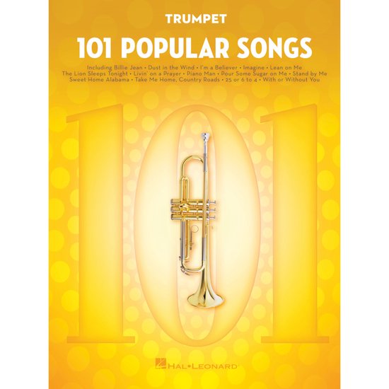 101 Popular Songs  Trumpet For Trumpet Instrumental Folio