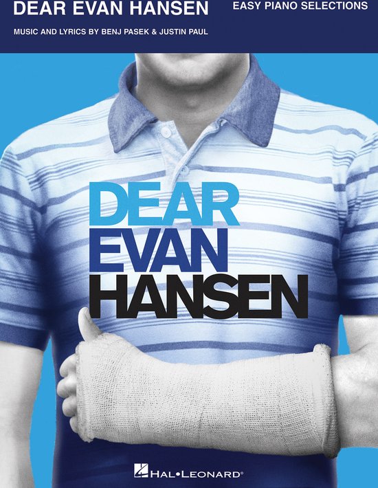 Dear Evan Hansen Easy Piano Selections Easy Piano Vocal Sel