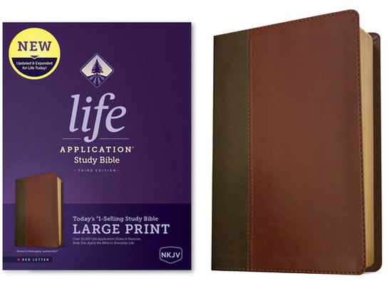 NKJV Life Application Study Bible Third Edition, Large Print