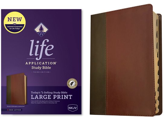 NKJV Life Application Study Bible Third Edition, Large Print