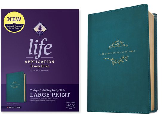 NKJV Life Application Study Bible Third Edition, Large Print