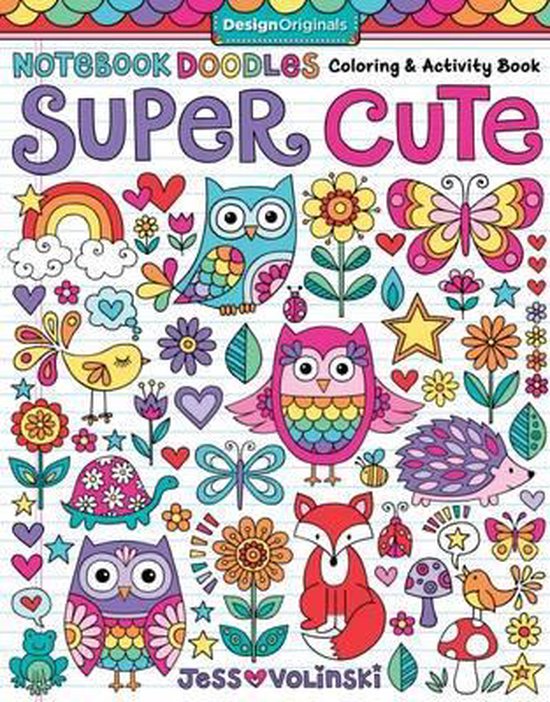 Notebook Doodles Super Cute Coloring & Activity Book