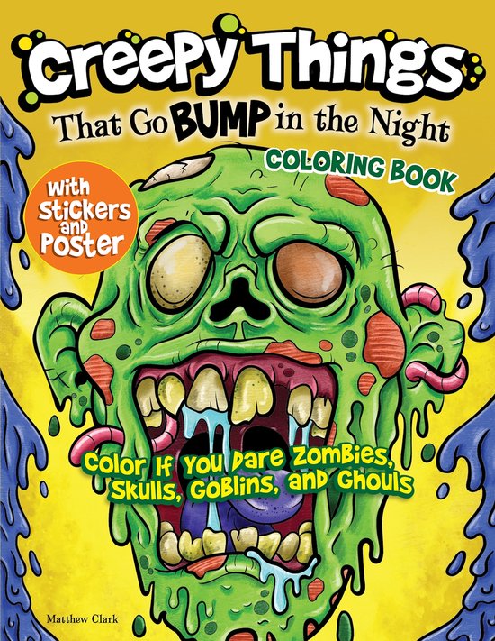 Creepy Things that Go Bump in the Night Coloring Book