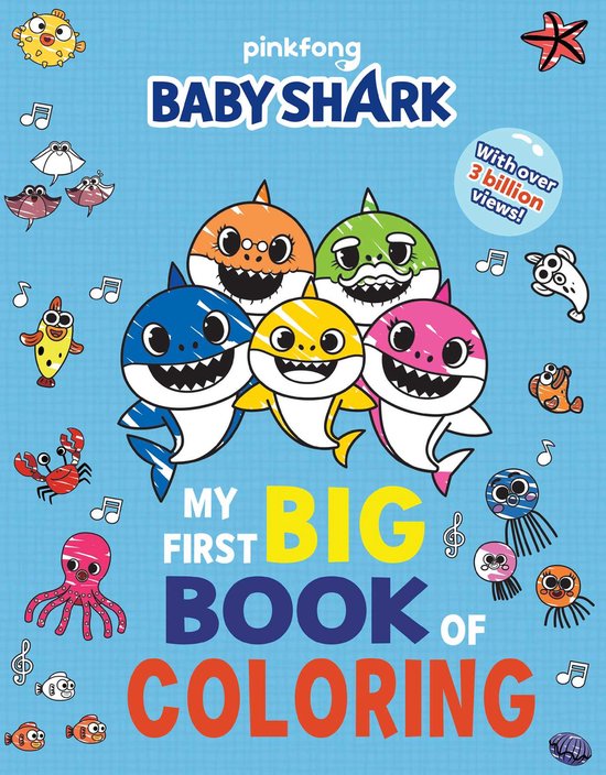 Pinkfong Baby Shark My First Big Book of Coloring