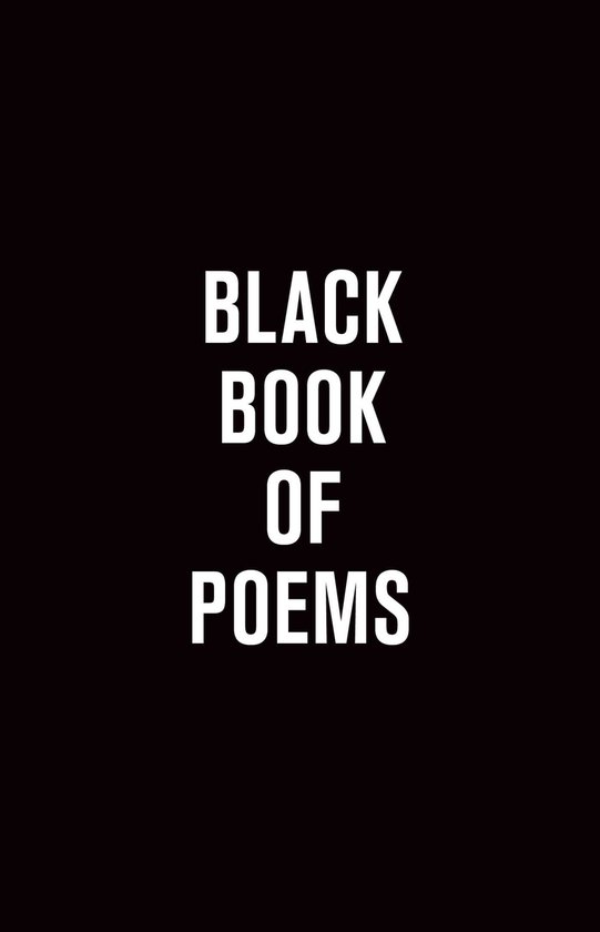 ISBN Black Book of Poems, poésie, Anglais, Livre broché, 128 pages