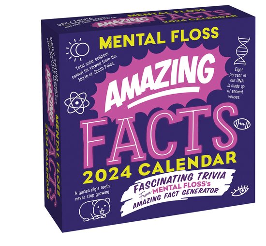 Amazing Facts from Mental Floss 2024 Day-to-Day Calendar