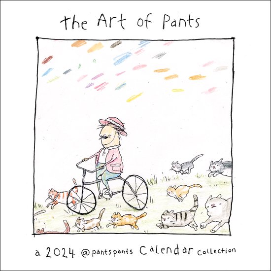 The Art of Pants 2024 Wall Calendar