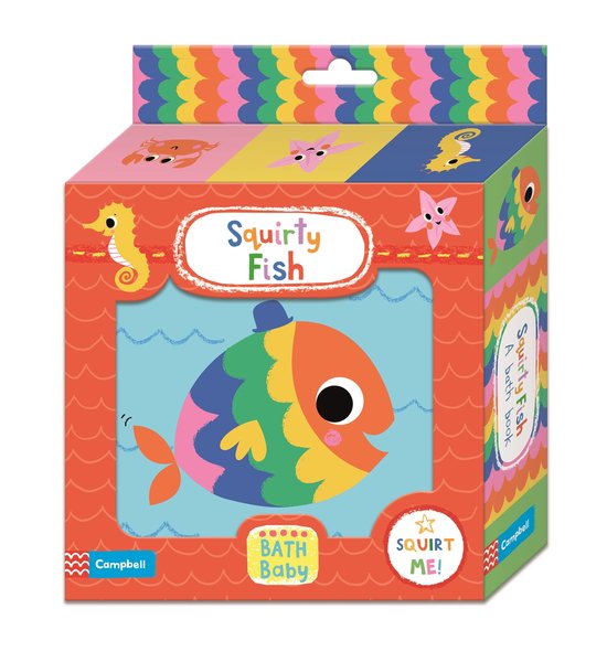 Squirty Fish Bath Book Baby Bath Books