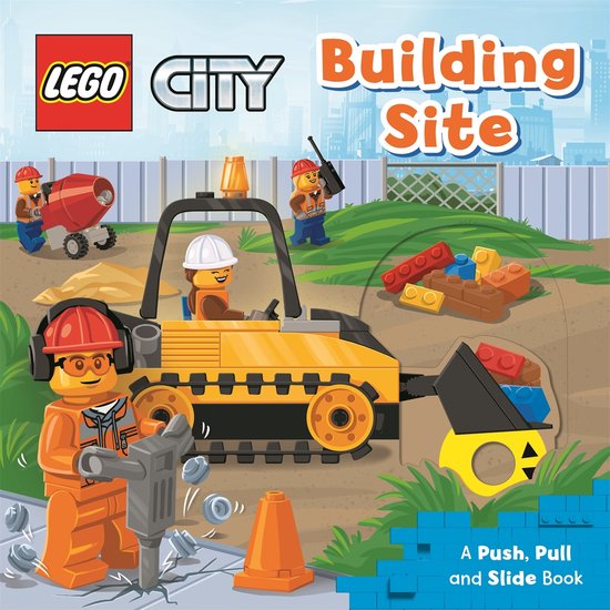 LEGO City. Push, Pull and Slide Books2- LEGO City. Building Site