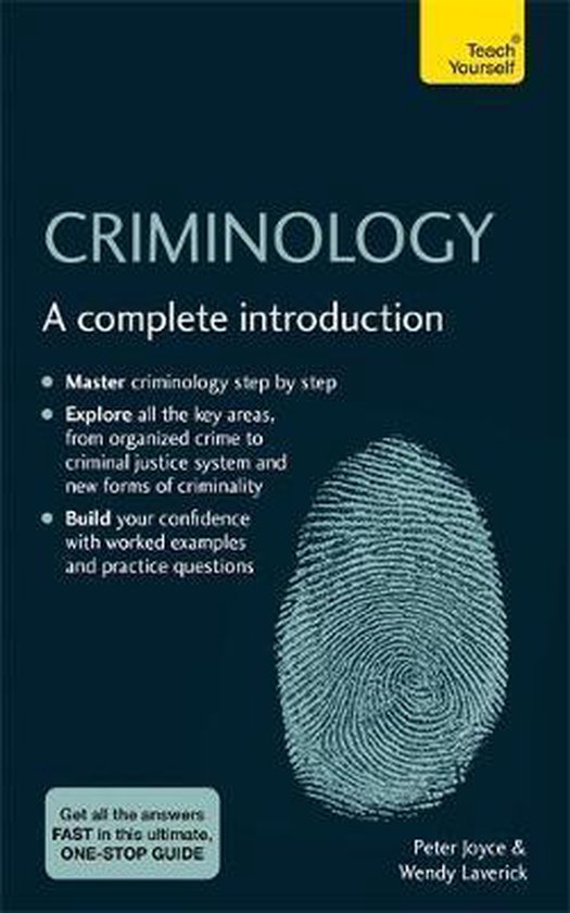 Criminology A complete introduction Teach Yourself