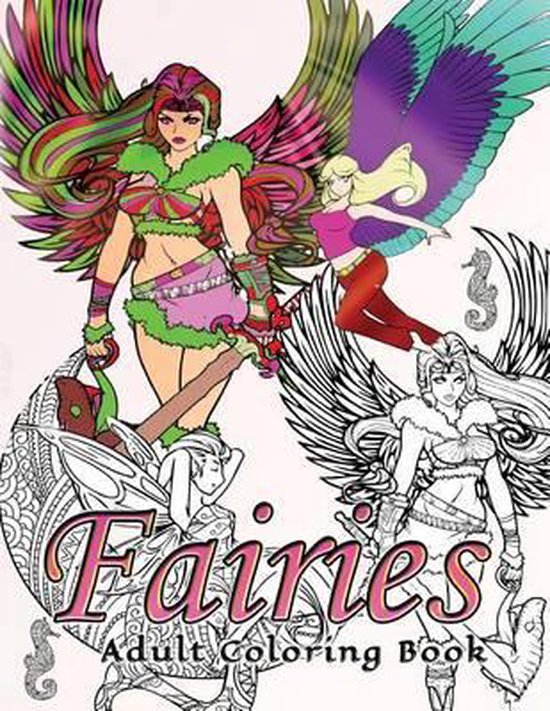 Fairies Adult Coloring Book