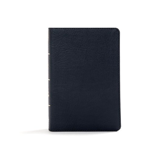 KJV Large Print Compact Reference Bible, Black LeatherTouch