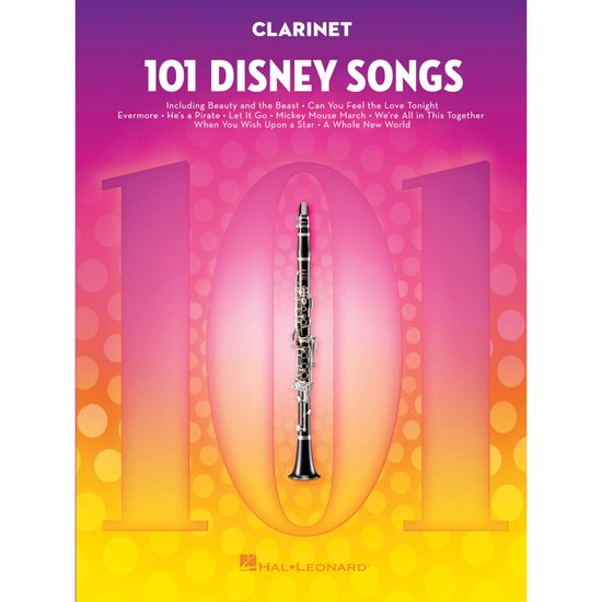 101 Disney Songs: For Clarinet