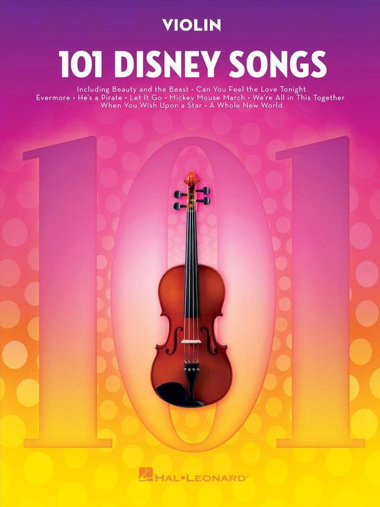 101 Disney Songs for Violin