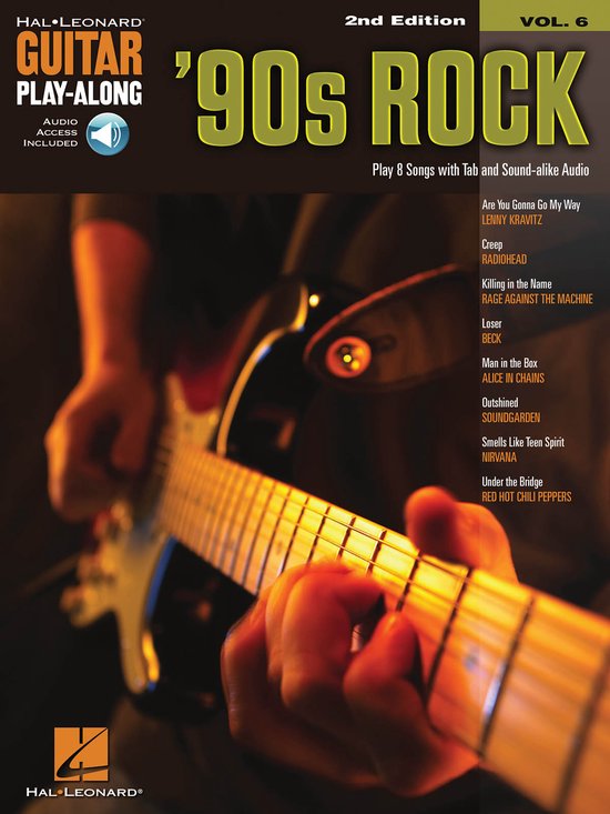 '90s Rock: Guitar Play-Along Volume 6