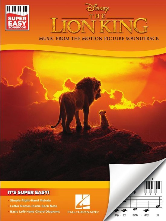 The Lion King - Super Easy Piano Songbook