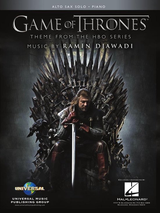 Game of Thrones Sheet Music for Alto Sax and Piano