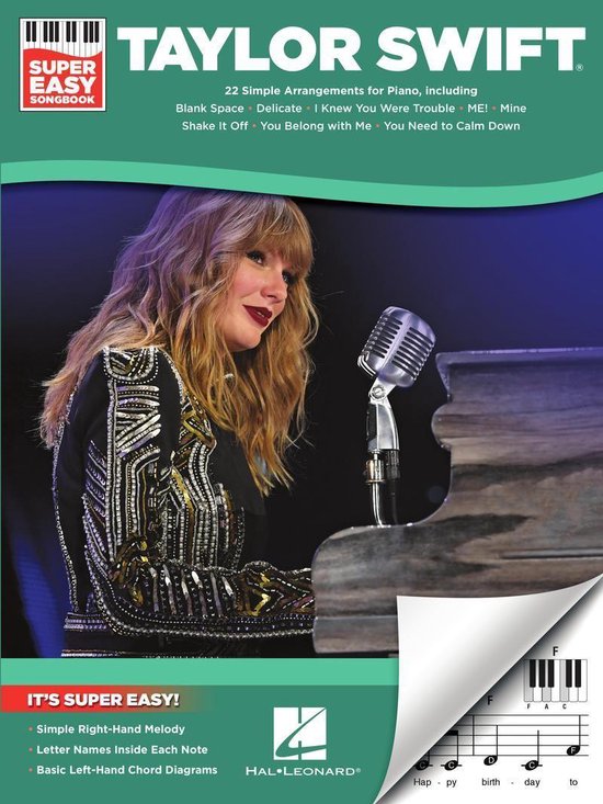 Taylor Swift - Super Easy Piano Songbook