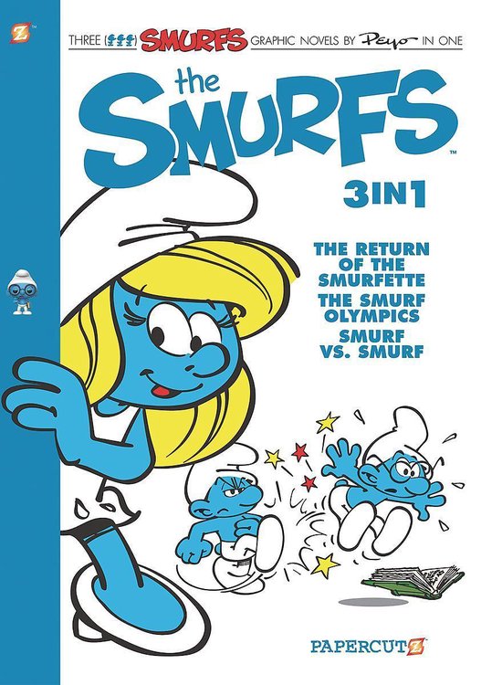 The Smurfs 3in1 4 The Return of Smurfette, the Smurf Olympics, and Smurf Vs Smurf Smurfs Graphic Novels, 4