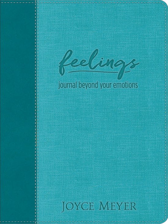 Feelings Teal LeatherLuxe Journal Journal Beyond Your Emotions Prestige Journals