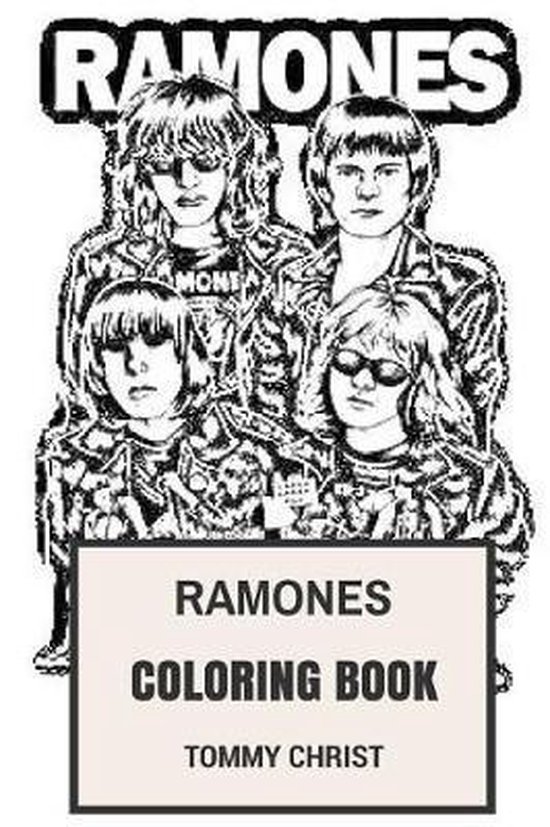 Coloring Book for Adults- Ramones Coloring Book