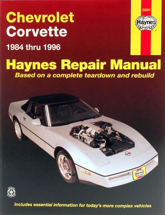 Chevrolet Corvette Automotive Repair Manual