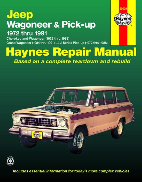 Jeep Wagoneer Automotive Repair Manual, 1972-1991