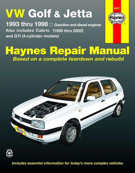 VW Golf & Jetta Automotive Repair Manual