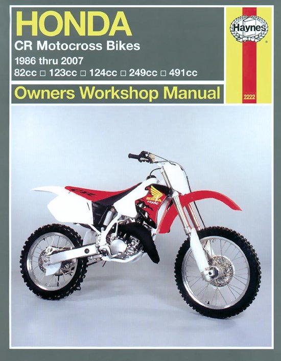 Haynes Honda Cr Motocross Bikes Owners Workshop Manual