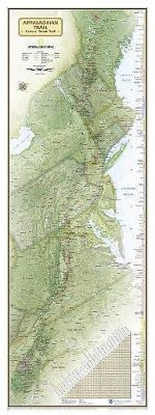 Appalachian Trail Reference Map - Boxed