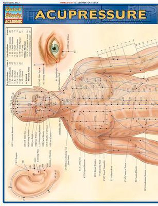 Acupressure Laminated Reference Guide