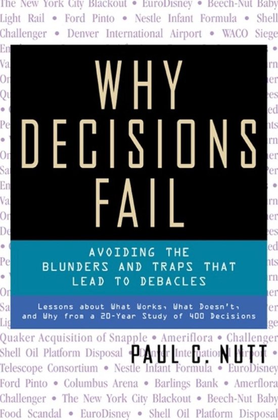 Why Decisions Fail