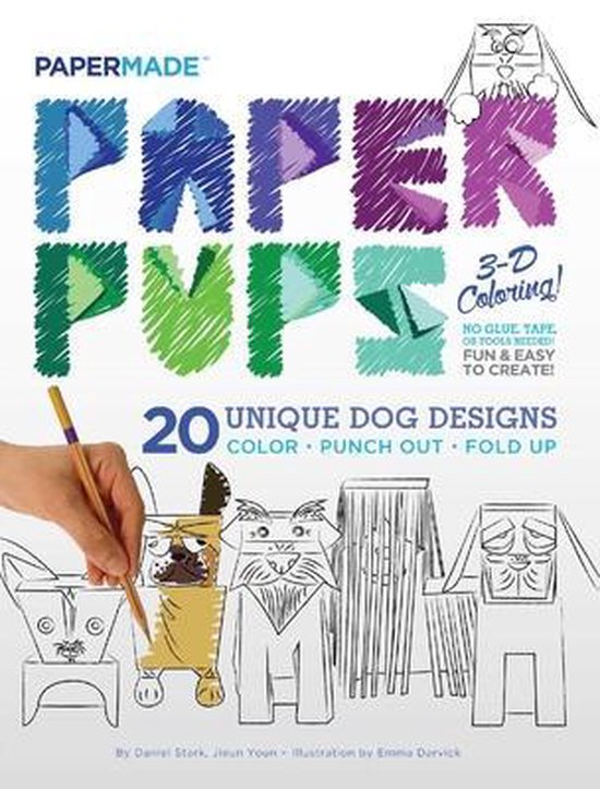 Paper Pups Coloring Book