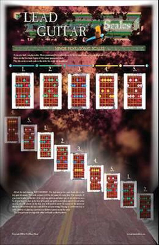 Lead Guitar Scales - Poster