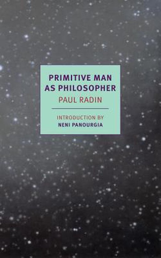 Primitive Man As Philosopher